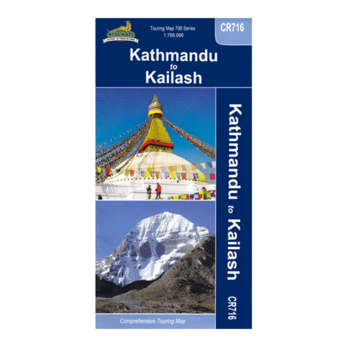 Kathmandu To Kailash CR716 Himalayan MapHouse   Kathmandu To Kailash Map Cover 500x500 